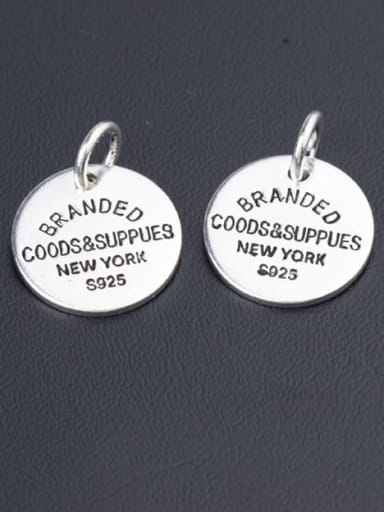 925 Sterling Silver Message Charm Diameter : 14 mm
