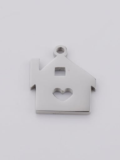 Stainless steel love small house pendant
