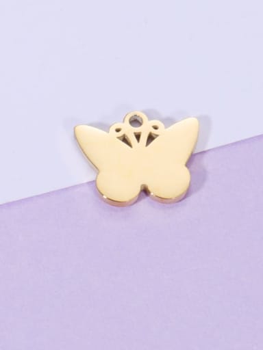 golden Stainless steel Butterfly Dainty Pendant