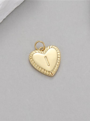 Brass Minimalist Heart DIY Pendant