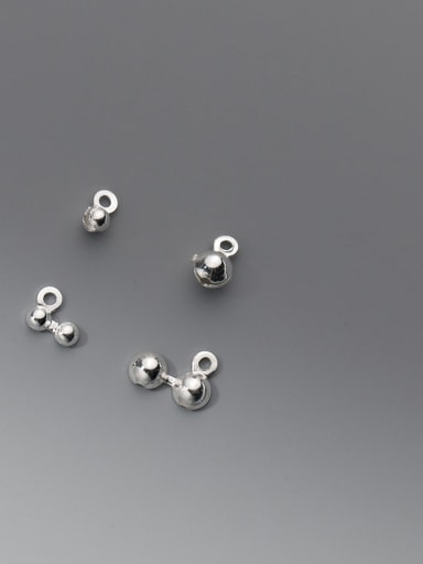 925 Sterling Silver Geometric Minimalist Positioning beads