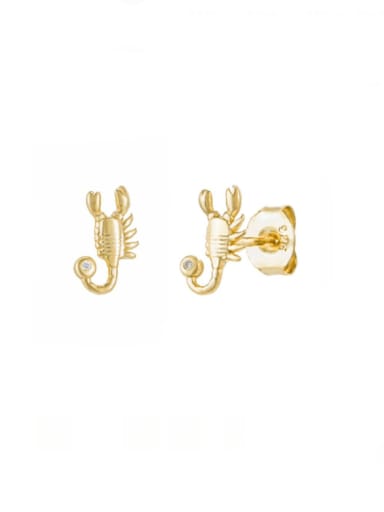 925 Sterling Silver Insect Cute Stud Earring