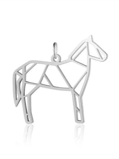 Stainless steel Horse Charm Height : 21 mm , Width: 34 mm