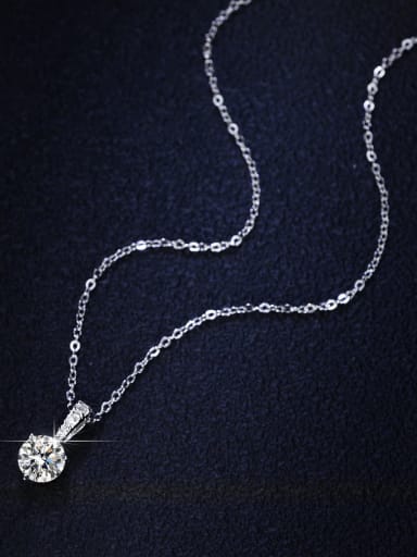 925 Sterling Silver crown Necklace