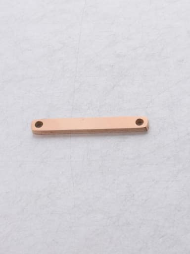 Rose Gold Stainless steel geometric rectangle Connectors