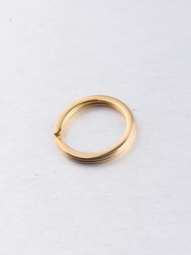 golden Stainless steel key ring