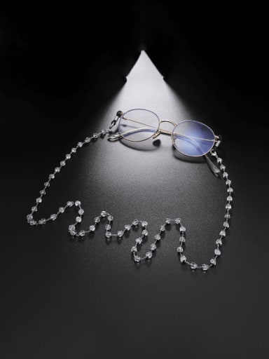 custom Brass  Iron Minimalist Synthetic Crystal Sunglass Chains