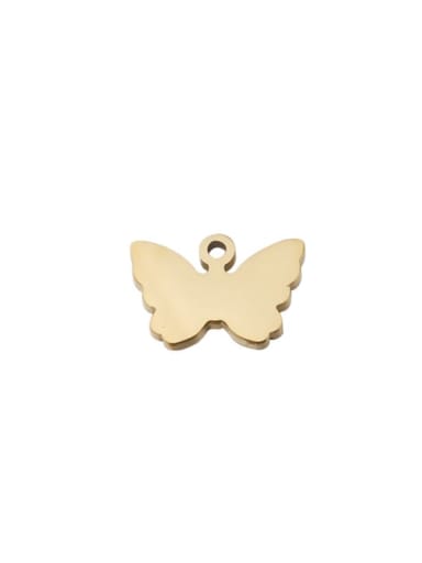 golden Stainless steel Butterfly Minimalist Pendant