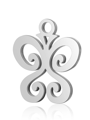 Stainless steel Butterfly Charm Height : 11.7mm , Width: 13.8 mm