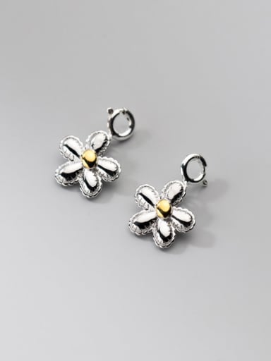 925 Sterling Silver Flower Cute Charms