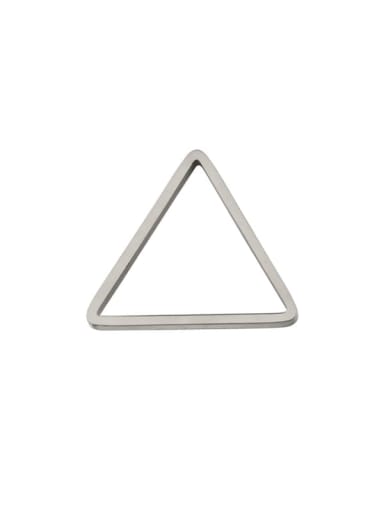Steel color Stainless steel creative triangle pendant