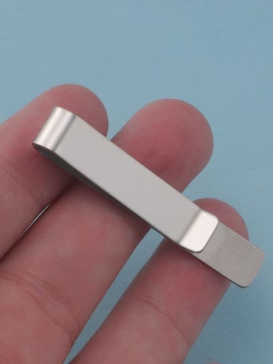 Steel mirror effect (tie clip) Stainless steel Geometric Findings & Components