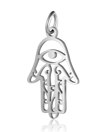 Stainless steel Hand Charm Height : 13mm , Width: 25 mm