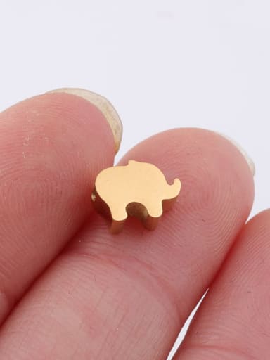 Stainless steel Elephant Small beads Minimalist Findings & Components