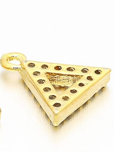 golden Brass Microset Triangle Fittings