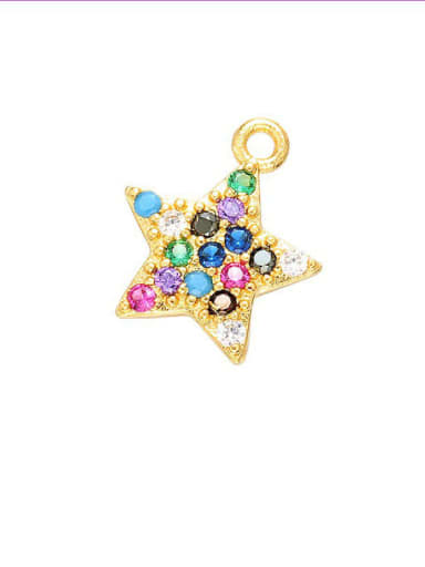 custom Bronze Fancy Fancy Diamond Small Star Wing Pendant