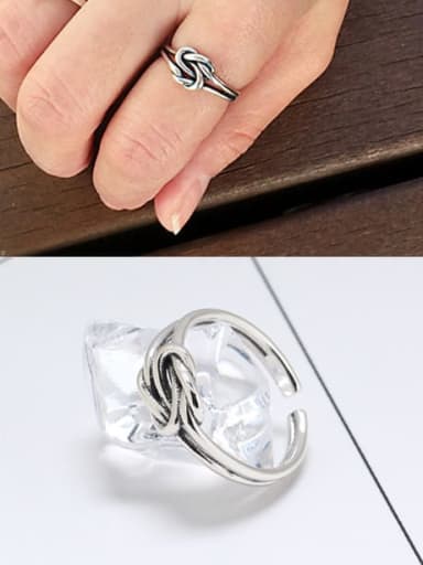 925 Sterling Silver Irregular Classic Band Ring