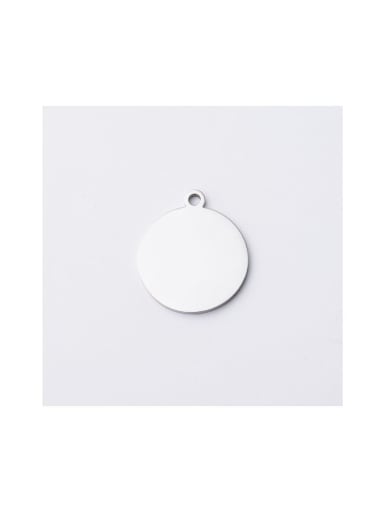 Stainless steel Round Minimalist Pendant