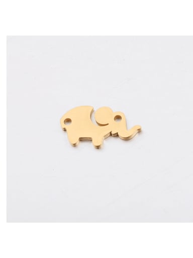 custom Stainless steel Elephant Minimalist Pendant