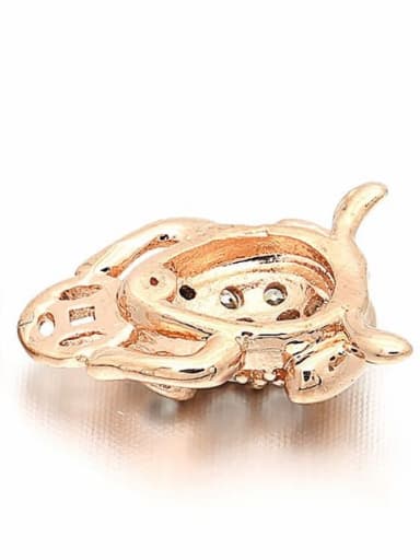 Bronze gold toad micro-set accessories