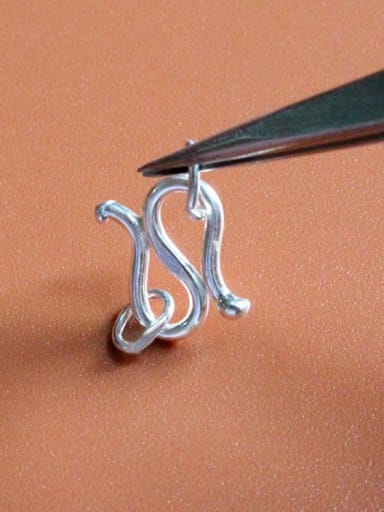 custom 925 Sterling Silver E Hook Clasp