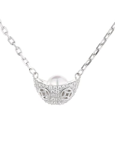 925 Sterling Silver Irregular Dainty Necklace