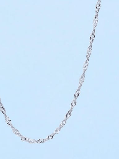 1.0mm#Singapore#40cm 925 Sterling Silver Chains