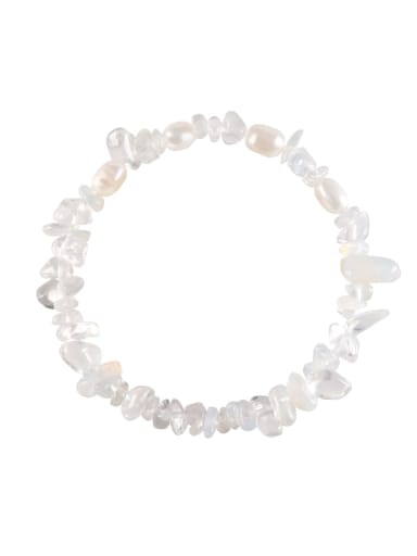 Bc68003 opal Trend  Irregular Crystal Stone    Handmade Beaded Bracelet