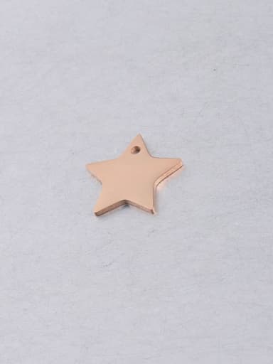 Rose Gold Stainless steel Star Minimalist Pendant