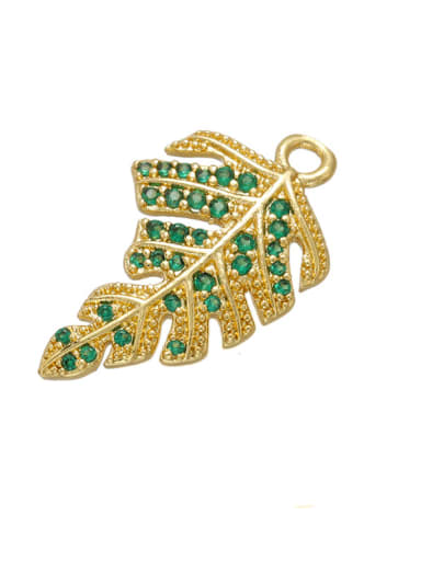 Brass Diamond Gold Plated Tree Pendant