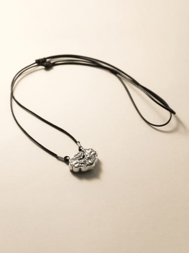 custom 925 Sterling Silver Weave Vintage Necklace