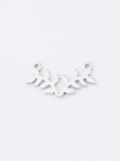 Stainless Steel Leaf Branch Bracelet Necklace Connectors