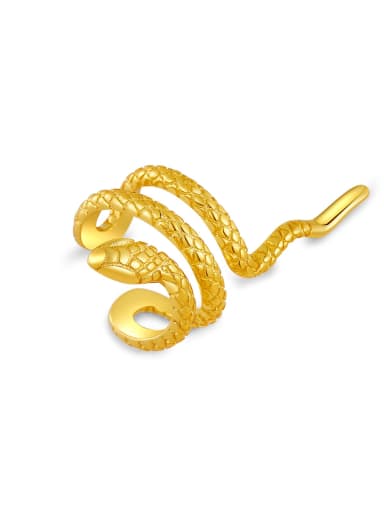 18k gold 925 Sterling Silver Snake Trend Stud Earring