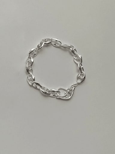 925 Sterling Silver Geometric Vintage Bracelet