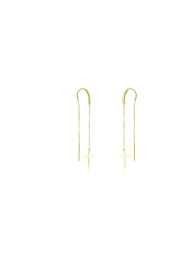 925 Sterling Silver Tassel Trend Threader Earring