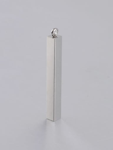 Stainless steel Rectangle Minimalist Pendant