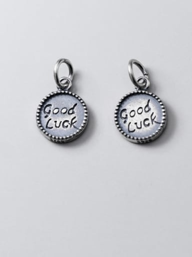 925 Sterling Silver Message Charm Height : 13.5 mm , Width: 10.5 mm