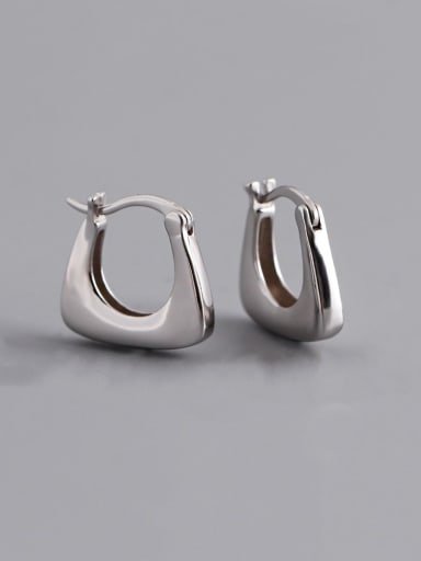 925 Sterling Silver Geometric Drop Earring