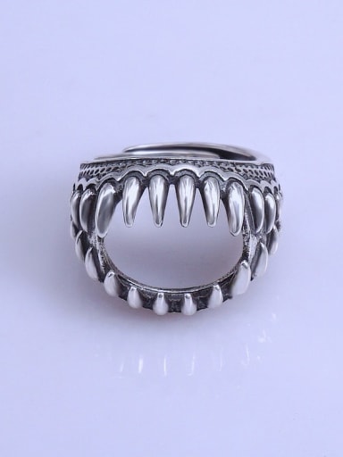 925 Sterling Silver Oval Ring Setting Stone size: 15*16mm