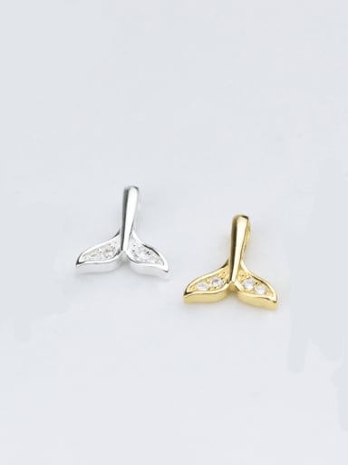925 sterling silver dolphin charm 10 * 8.5 mm