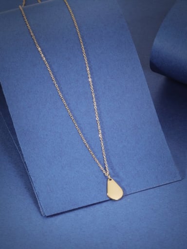 Stainless steel Water droplets Minimalist Necklace