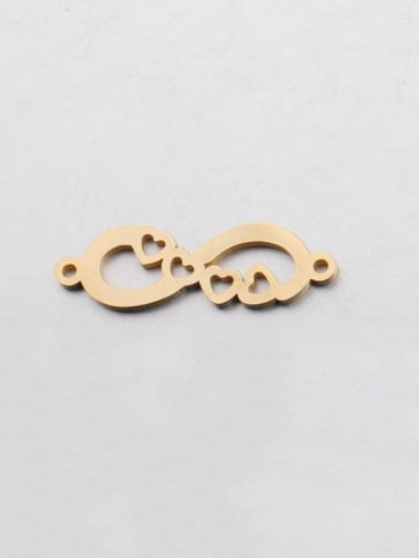 Stainless steel infinite love pendant/connector