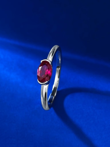 custom 925 Sterling Silver Cubic Zirconia Geometric Luxury Band Ring