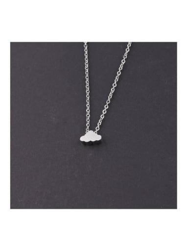 Stainless steel Cloud Minimalist Necklace