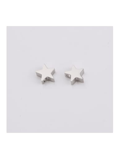 custom Stainless steel Small starfish small hole bead accessories