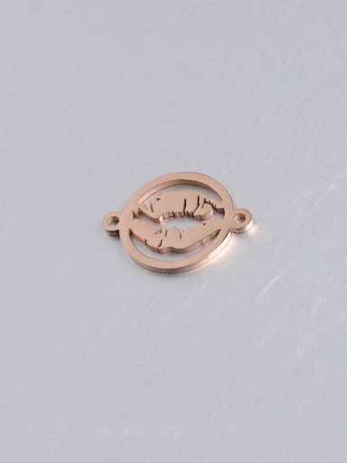 Rose Gold Stainless steel Mouth Minimalist Connectors