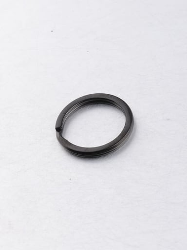black Stainless steel key ring