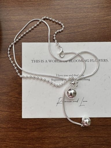 925 Sterling Silver Tassel Vintage Tassel Necklace