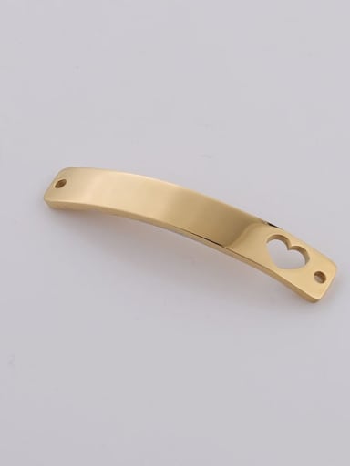 golden Stainless steel Rectangle Minimalist Findings & Components