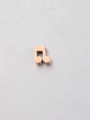 Stainless steel Musical Note Bead Pendant